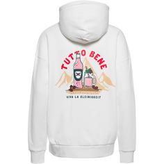 Rückansicht von Kleinigkeit big tutto bene Hoodie Damen offwhite