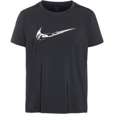 Nike SWOOSH Funktionsshirt Damen black-white