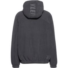 Rückansicht von Kleinigkeit Keanu Fleece Hoodie Herren asphalt grey