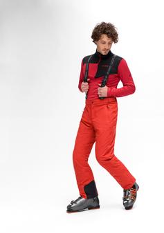 Rückansicht von Maier Sports Anton 2.1 Skihose Herren paprika flame