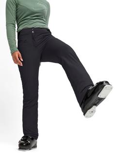 Rückansicht von Maier Sports Allissia slim 2.1 Skihose Damen black