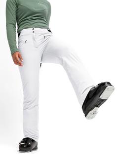 Rückansicht von Maier Sports Allissia slim 2.1 Skihose Damen white