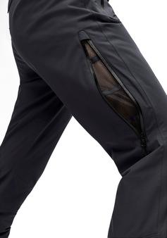 Rückansicht von Maier Sports Anton Vent slim Skihose Herren black