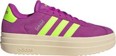 adidas VL COURT BOLD Sneaker Damen flash pink-lucid lemon-silver met