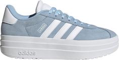 adidas VL COURT BOLD Sneaker Kinder glow blue-ftwr white