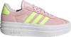 adidas VL COURT BOLD Sneaker Kinder - clear pink-hires yellow-ftwr white