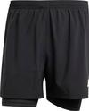 adidas OWN THE RUN 2in1 Funktionsshorts Herren - black