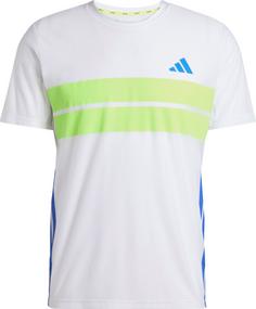 adidas ADIZERO Funktionsshirt Herren white-luclem