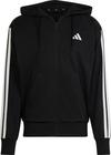 adidas M 3S FT FZ Hoodie Herren - black