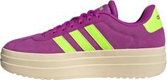 Rückansicht von adidas VL COURT BOLD Sneaker Damen flash pink-lucid lemon-silver met