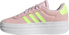 Rückansicht von adidas VL COURT BOLD Sneaker Kinder clear pink-hires yellow-ftwr white