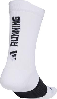 Rückansicht von adidas RUNxGRAFIC Laufsocken Herren white-black