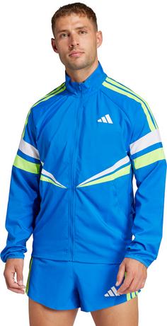 Rückansicht von adidas ADIZERO Laufjacke Herren blue