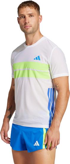 Rückansicht von adidas ADIZERO Funktionsshirt Herren white-luclem