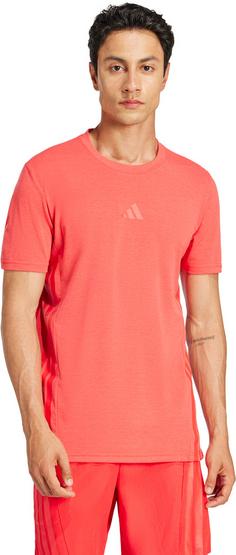 Rückansicht von adidas D4T 3S Funktionsshirt Herren pure ruby