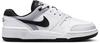 Nike FULL FORCE LO GS Sneaker Kinder - white-black-pewter