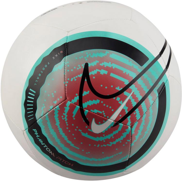 Nike Nike Phantom Fu&szlig;ball - white-aurora green-ember glow-black - 0 | SportScheck