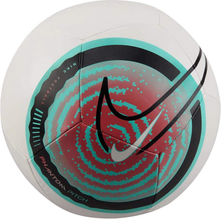 Nike Nike Phantom Fu&szlig;ball - white-aurora green-ember glow-black - 0 | SportScheck