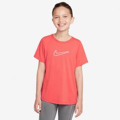 Rückansicht von Nike ONE Funktionsshirt Kinder magic ember-white