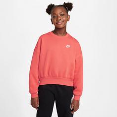 Rückansicht von Nike NSW CLUB FLEECE Sweatshirt Kinder magic ember-white