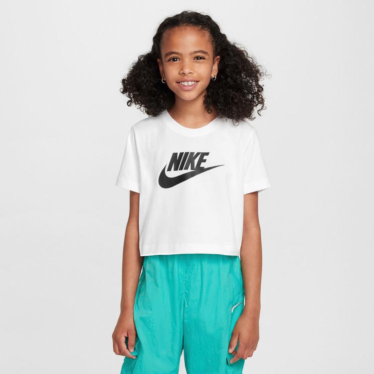 Nike Nike NSW FUTURA Croptop M&auml;dchen - white - 0 | SportScheck