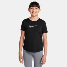 Rückansicht von Nike One classic Funktionsshirt Kinder black