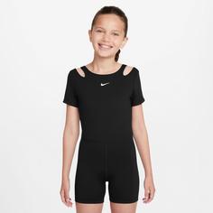 Rückansicht von Nike One Bodysuit Kinder black-white