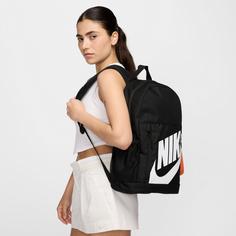 Rückansicht von Nike Rucksack ELEMENTAL Daypack Kinder black-orange-white