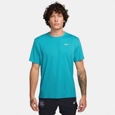 Rückansicht von Nike Miler Funktionsshirt Herren dusty cactus-reflective silv