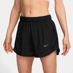 Rückansicht von Nike Tempo Laufshorts Damen black-black-black-reflective silv