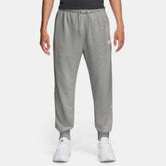 Rückansicht von Nike CLUB Sweathose Herren dk grey heather-lt smoke grey-white