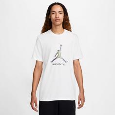 Rückansicht von Nike Jordan Sport T-Shirt Herren white-black