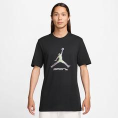 Rückansicht von Nike Jordan Sport T-Shirt Herren black-white