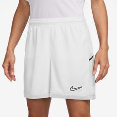 Rückansicht von Nike Academy25 Fußballshorts Damen white-white-black-black