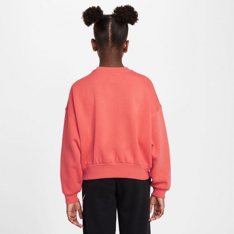 Nike Nike NSW CLUB FLEECE Sweatshirt M&auml;dchen - magic ember-white - 1 | SportScheck