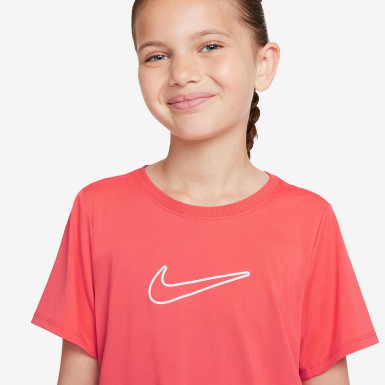 Nike Nike ONE Funktionsshirt M&auml;dchen - magic ember-white - 2 | SportScheck