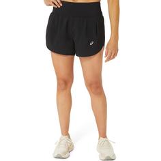 Rückansicht von ASICS ROAD Funktionsshorts Damen performance black