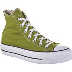 Rückansicht von CONVERSE Chuck Taylor All Star Lift Platform Sneaker Damen magic forest-white-black