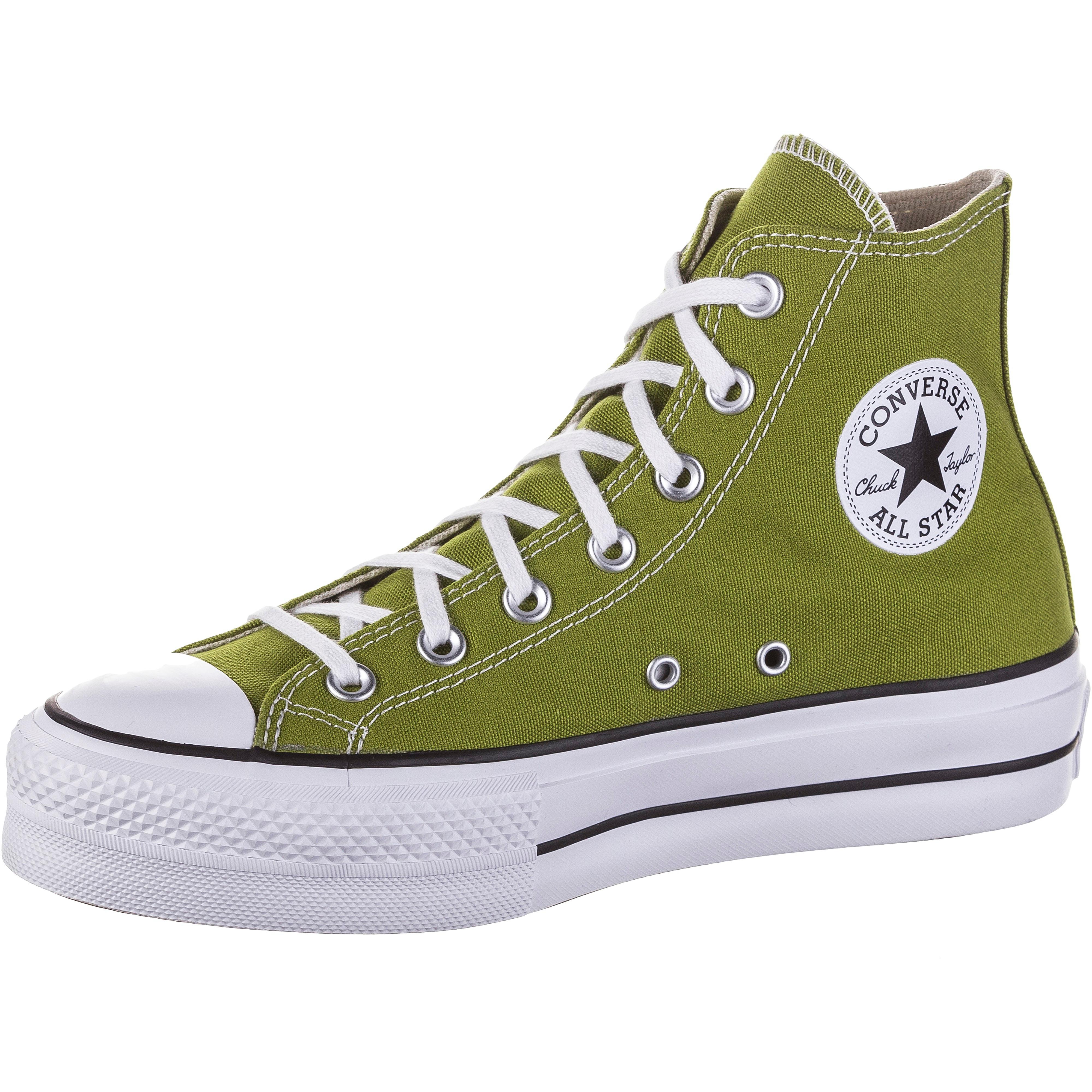 CONVERSE Chuck Taylor All Star Lift Platform Sneaker Damen magic forest white black im Online Shop von SportScheck kaufen