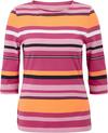 JOY sportswear SARINA Langarmshirt Damen - fuchsia red stripes