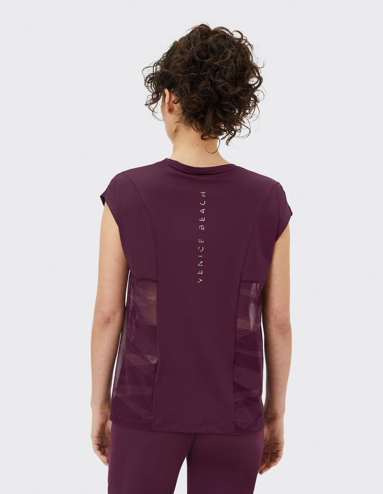 VENICE BEACH VENICE BEACH Rayanne Funktionsshirt Damen - dark grape - 1 | SportScheck