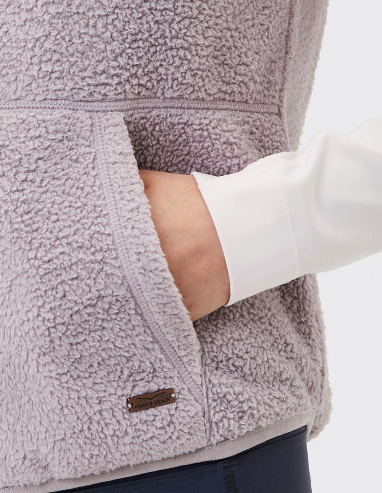 VENICE BEACH VENICE BEACH Kaja Fleeceweste Damen - gray dust - 4 | SportScheck