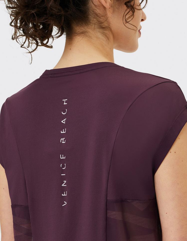 VENICE BEACH VENICE BEACH Rayanne Funktionsshirt Damen - dark grape - 4 | SportScheck