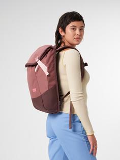 Rückansicht von AEVOR Rucksack Daypack raw ruby