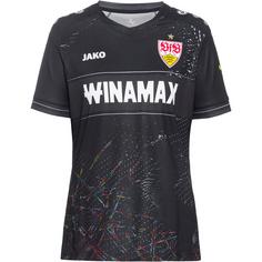 JAKO VfB Stuttgart 24-25 3rd Fußballtrikot Damen schwarz