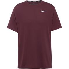 Nike DF UV MILER Funktionsshirt Herren burgundy crush-reflective silv