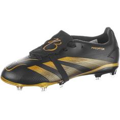 adidas PREDATOR LEAGUE FT FG J JBellingham Fußballschuhe Kinder core black-gold met-core black