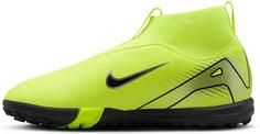 Rückansicht von Nike JR ZOOM SUPERFLY 10 ACADEMY TF Fußballschuhe Kinder volt-black