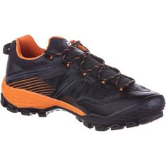 Rückansicht von Mammut GTX Ducan II Low Wanderschuhe Herren black-dark tangerine