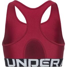 Rückansicht von Under Armour HeatGear Authentics Sport-BH Damen cardinal